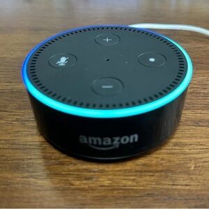 Amazon Echo Dot 2nd Gen Smart Speaker RS03QR with Power Adapter Tested Works